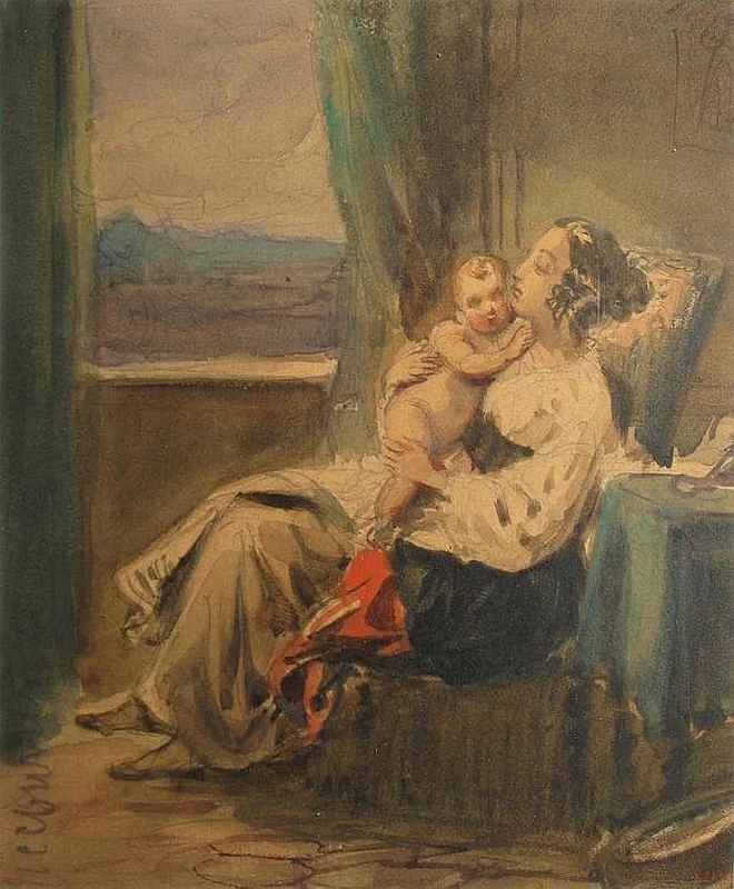 Léon Riesener - maternità italiana